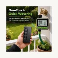 GardPilot IP65 single-valve watering timer with RF remote - product detail 4