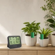 GardPilot two-zone indoor plant monitoring scene