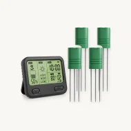GardPilot soil detection kit with one display and four wireless soil sensors
