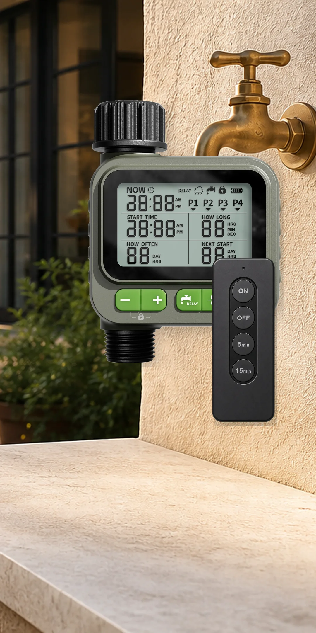 GardPilot single valve watering timer with remote